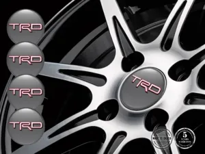 Toyota TRD Adesivi Bombati Tuning Radiant Flow Vector